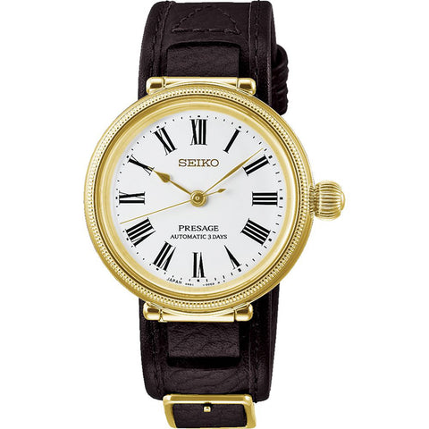 SEIKO SARX136 Watch - Limited Edition 1450 Pieces Mechanical Automatic Hand-Winding Elegant White Dial