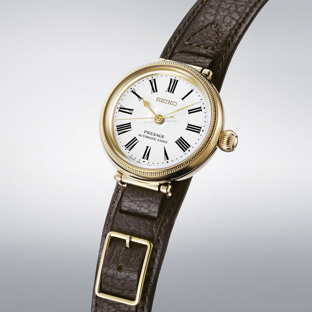 SEIKO SARX136 Watch - Limited Edition 1450 Pieces Mechanical Automatic Hand-Winding Elegant White Dial (Image 4)