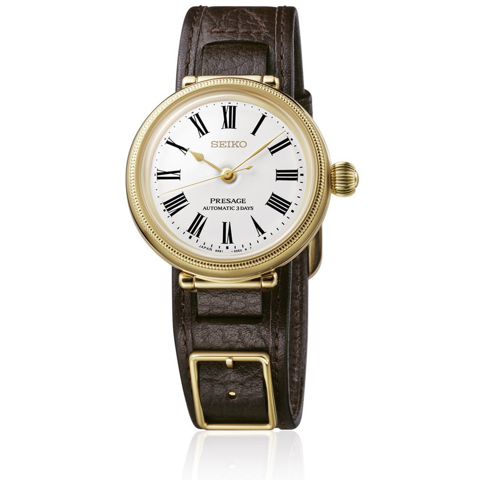 SEIKO SARX136 Watch - Limited Edition 1450 Pieces Mechanical Automatic Hand-Winding Elegant White Dial (Image 6)