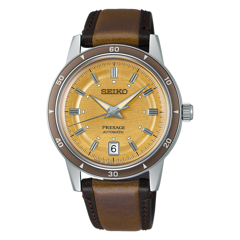 Seiko Presage analog Mechanical automatic Style60's metal watch SARY269/SRPL75 2025.5 release