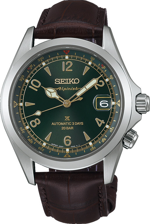SEIKO SBDC211 Watch - Mechanical Automatic Watch - Prospex Green Dial - Water Resistant - Limited Edition