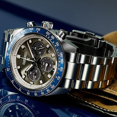 PROSPEX SPEEDTIMER SBDL111 solar metal made in japan men's watch