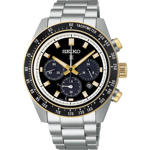 PROSPEX SPEEDTIMER SBDL113 solar metal made in japan men's watch