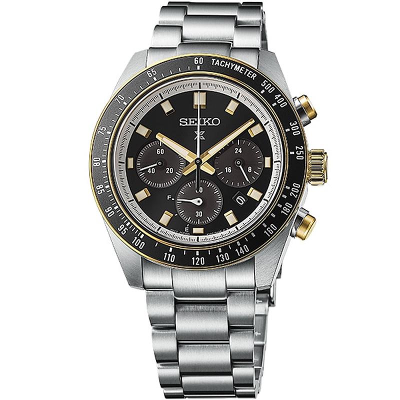 PROSPEX SPEEDTIMER SBDL113 solar metal made in japan men's watch