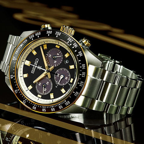 SEIKO SBDL113 Watch - PROSPEX SPEEDTIMER solar metal made in japan men's watch (Image 4)