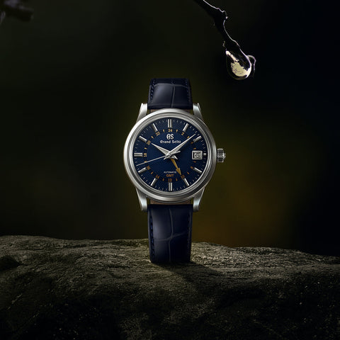Grand Seiko SBGM257 Automatic Movement Stainless Steel Case Blue Dial 40mm Water Resistant