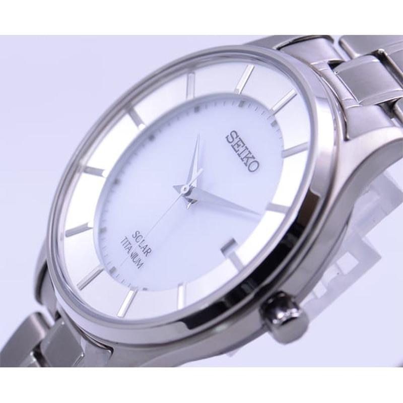 【新品】SEIKO 腕時計 メンズ SBPX101 セイコー セレクション ペア ソーラー SBPX101 メンズ チタン 日付
