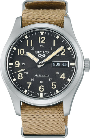 SEIKO SBSA117 Automatic Mechanical Watch with Field Sports Style Durable Design Water Resistant Stainless Steel