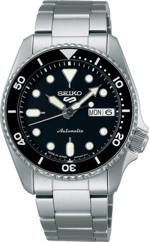 SEIKO SBSA225 Mechanical Automatic with Hand-Winding - Seiko 5 Sports - Water Resistant - Stylish SKX Sports Design