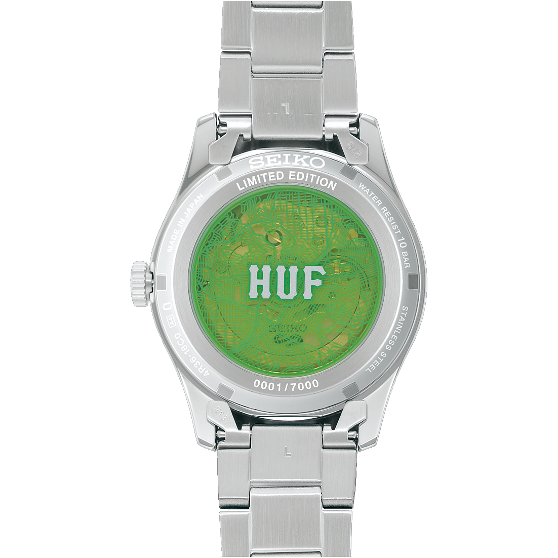 IPPO JAPAN WATCH SBSA323 WATCH - Seiko /SRPM09 Mechanical HUF Limited Edition Auto Steel Bracelet 2026.3.6 release (Image 3)