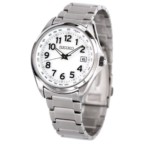 Seiko Selection SBTM327 Titanium Men's solar Quartz watch