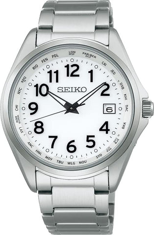 Seiko Selection SBTM327 Titanium Men's solar Quartz watch