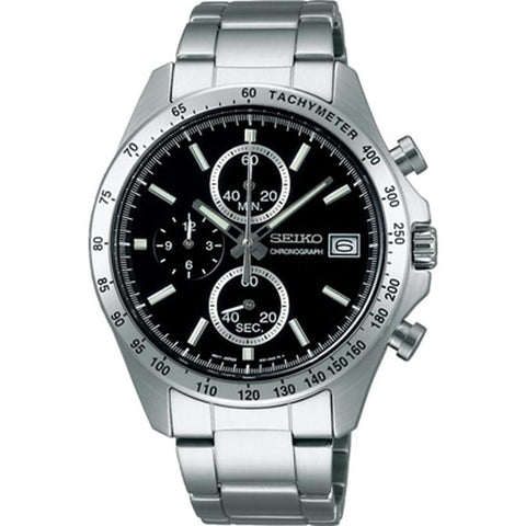 SEIKO SBTR005 Watch - SELECTION 10 ATM Water Resistant Black x Silver Men's Watch