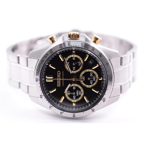 SEIKO SELECTION 10 ATM Water Resistant Gold x Silver SBTR015 Men's Watch