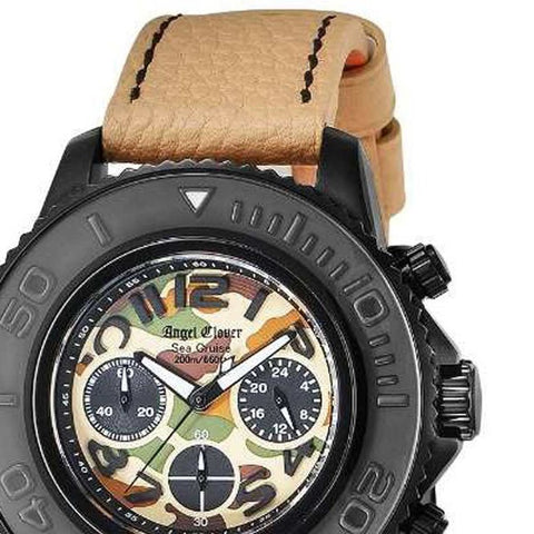 ANGEL CLOVER SC47BCM-KH Watch - Sea Cruise 1-Year Warranty Genuine Leather Brown Water Resistant Stylish Design (Image 3)