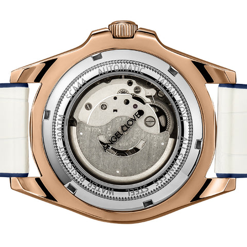 Angel Clover SCA44PBU-WH Watch - Sea Cruise Automatic 1-Year Warranty Blue Water Resistant Stylish Design (Image 5)