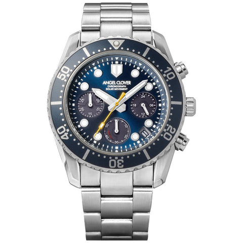 SCC42SNV Sea Cruise Solar Chrono 1 Year Warranty Navy Eco-Friendly Solar Powered Chronograph Water Resistant