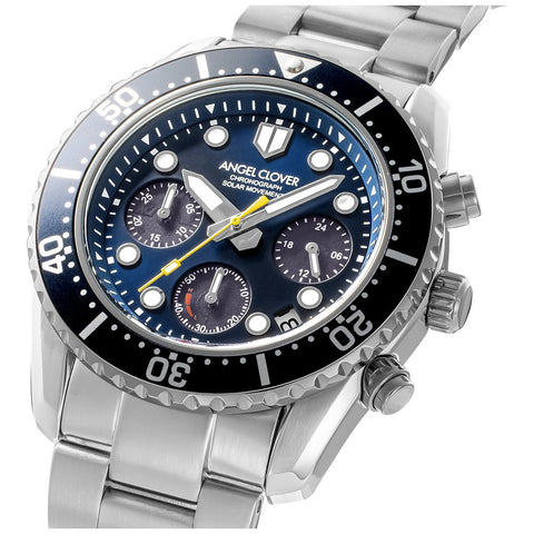 SCC42SNV Sea Cruise Solar Chrono 1 Year Warranty Navy Eco-Friendly Solar Powered Chronograph Water Resistant