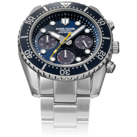 SCC42SNV Sea Cruise Solar Chrono 1 Year Warranty Navy Eco-Friendly Solar Powered Chronograph Water Resistant