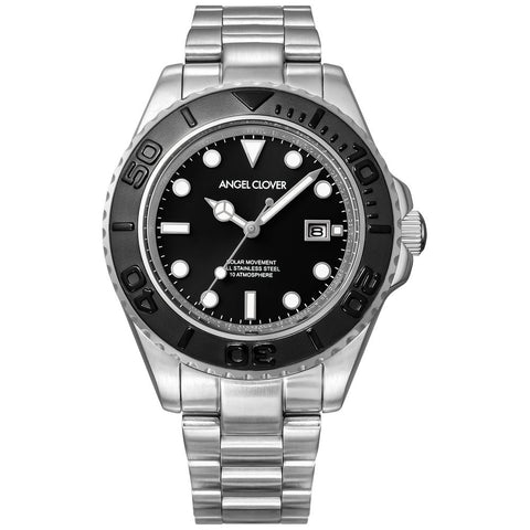 SCS42BSBK Sea Cruise Solar Watch 1-Year Warranty Black Eco-Friendly Solar Powered Stylish Design