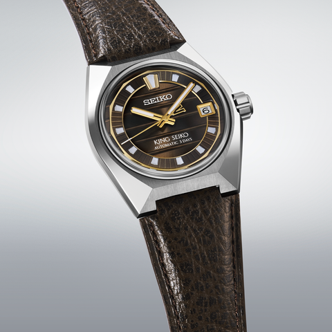 King Seiko SDKV013/SLA093 VANAC analog Automatic mechanical Leather strap watch  2026.1.9 release