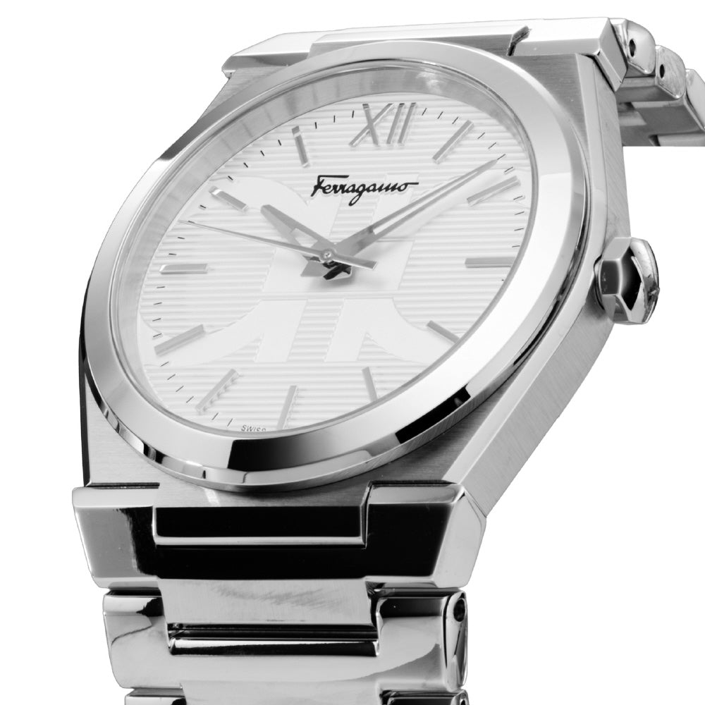 SALVATORE FERRAGAMO SF4E00325 Vega Silver Watch with 2 Ye | IPPO