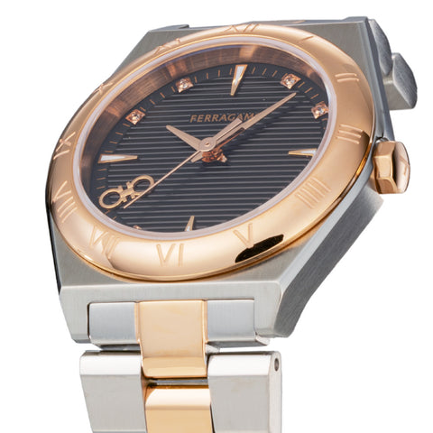 SALVATORE FERRAGAMO SFKY00423 Watch - Luxurious Black Leather with 2 Year Warranty Stylish Design for Everyday Elegance (Imag