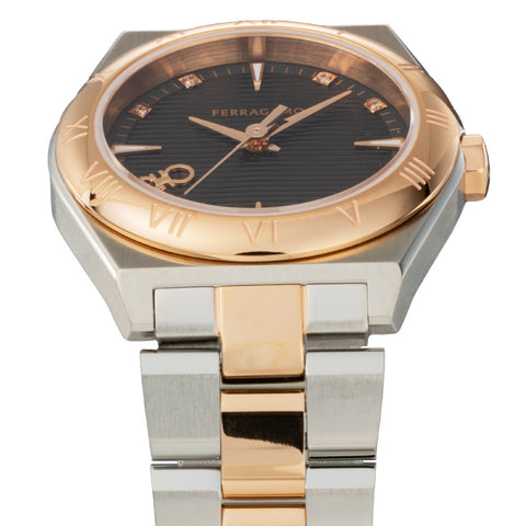 SALVATORE FERRAGAMO SFKY00423 Watch - Luxurious Black Leather with 2 Year Warranty Stylish Design for Everyday Elegance (Imag