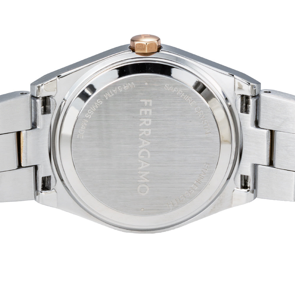SALVATORE FERRAGAMO SFKY00423 Watch - Luxurious Black Leather with 2 Year Warranty Stylish Design for Everyday Elegance (Imag