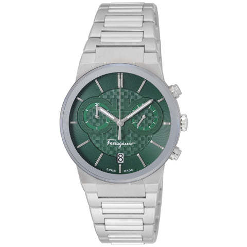 IPPO JAPAN WATCH SFME00421 Watch - Sapphire Chrono 2-Year Warranty Green Stainless Steel Water Resistant Chronograph