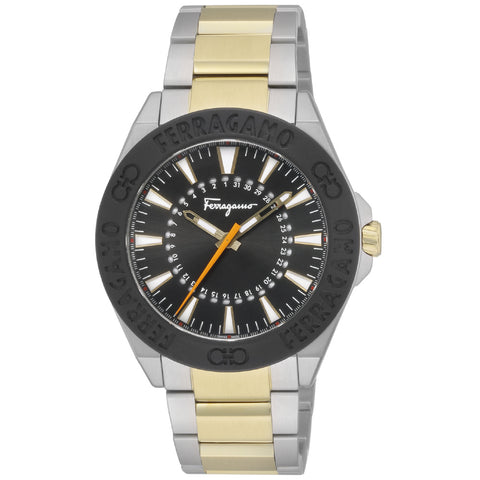 IPPO JAPAN WATCH SFMQ00622 Watch - Ferragamo Black Watch 2-Year Warranty Elegant Design Water Resistant Stylish Timepiece