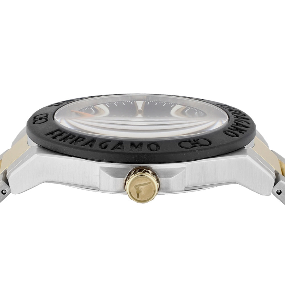 IPPO JAPAN WATCH SFMQ00622 Watch - Ferragamo Black Watch 2-Year Warranty Elegant Design Water Resistant Stylish Timepiece (Im