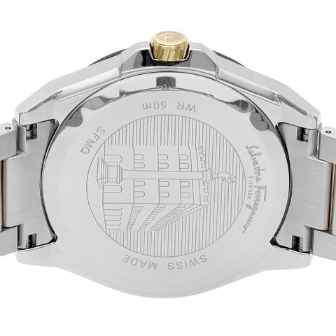 IPPO JAPAN WATCH SFMQ00622 Watch - Ferragamo Black Watch 2-Year Warranty Elegant Design Water Resistant Stylish Timepiece (Im
