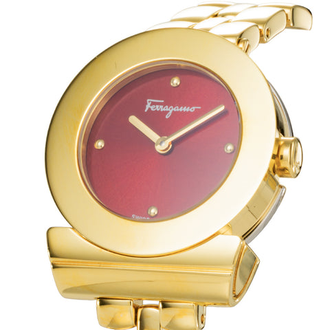 SFPD02424 GANCINO Red Watch 2-Year Warranty Stylish Design Water Resistant Quartz Movement