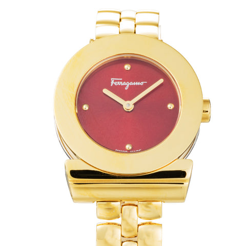 SFPD02424 GANCINO Red Watch 2-Year Warranty Stylish Design Water Resistant Quartz Movement