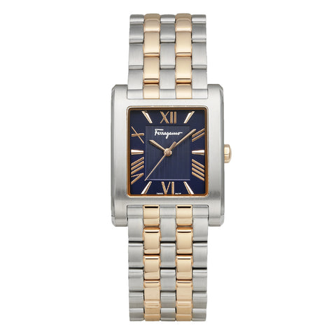 Salvatore Ferragamo SFRS00322 Watch - Lace Gent 2-Year Warranty Blue Elegant Design Swiss Movement