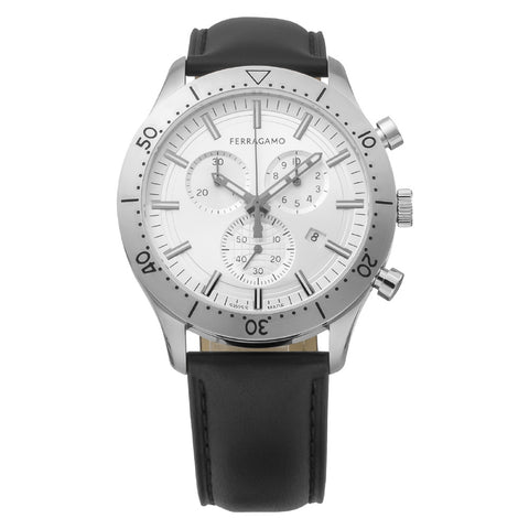 IPPO JAPAN WATCH SFU400123 Watch - New Gent Chrono Silver 2-Year Warranty Stylish Design Chronograph Water Resistant