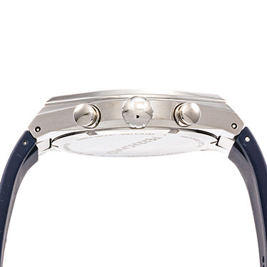 FERRAGAMO SFUV00122 Watch - Tonneau Gent 2-Year Warranty Blue Leather Strap Elegant Design Water Resistant (Image 4)