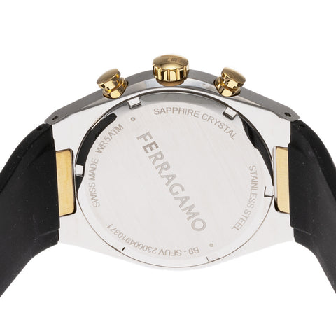 FERRAGAMO SFUV00322 Watch - Tonneau Gent 2-Year Warranty Yellow Gold Elegant Design Swiss Movement (Image 5)