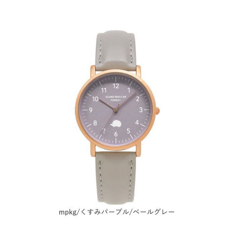 SCANDINAVIAN FOREST SFWATCH Watch - Elegant Design Waterproof Quartz Movement White Pink Color (Image 6)