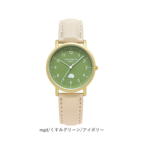 SCANDINAVIAN FOREST SFWATCH Watch - Elegant Design Waterproof Quartz Movement White Pink Color (Image 8)