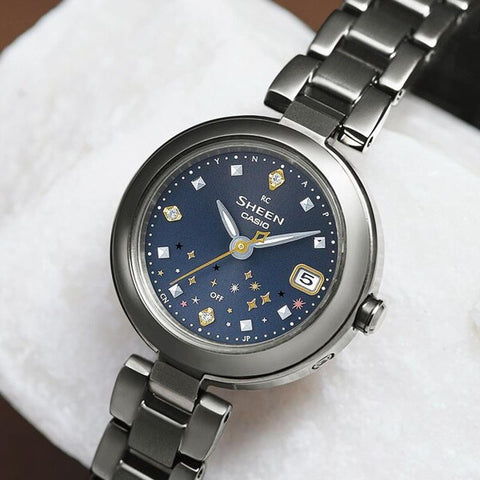 CASIO sheen SHW-7100LTD-1AJR SHW-7100LTD-1A solar 10 ATM watch 2022.10 released