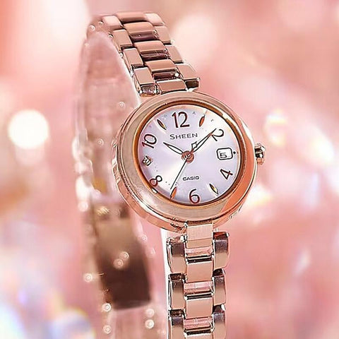 CASIO SHEEN SHW-7100TCG-7AJF SHW-7100TCG-7A solar drive 10 bar watch