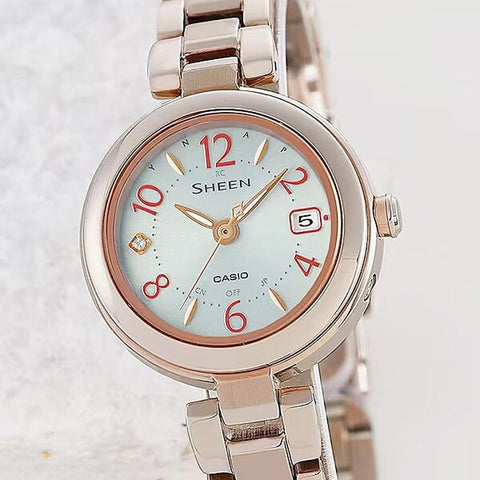 CASIO SHEEN SHW-7100TCG-7AJF SHW-7100TCG-7A solar drive 10 bar watch
