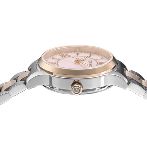 Angel Heart SKR26RSP-J Elegant Sakura Time Design Silver Precious Gold Finish Water Resistant 1 Year Warranty