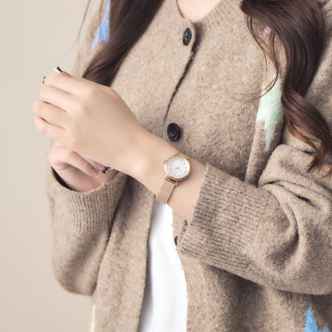 Angel Heart SKR28P-GY-J Sakura Time 1-Year Warranty Stylish Gray Design Elegant Timepiece Durable Build