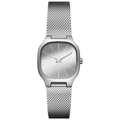SKAGEN SKW3163 Elegant Women's Watch with Minimalist Design Stainless Steel Case Mesh Band Water Resistant