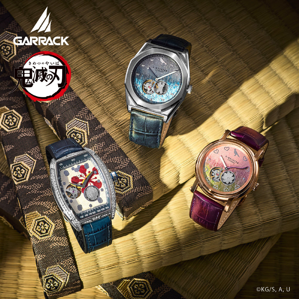 GARRACK SMS47KYUT Watch - Limited Edition Demon Slayer Tengen Uzui Model Silver Stainless Steel 1-Year Warranty (Image 2)