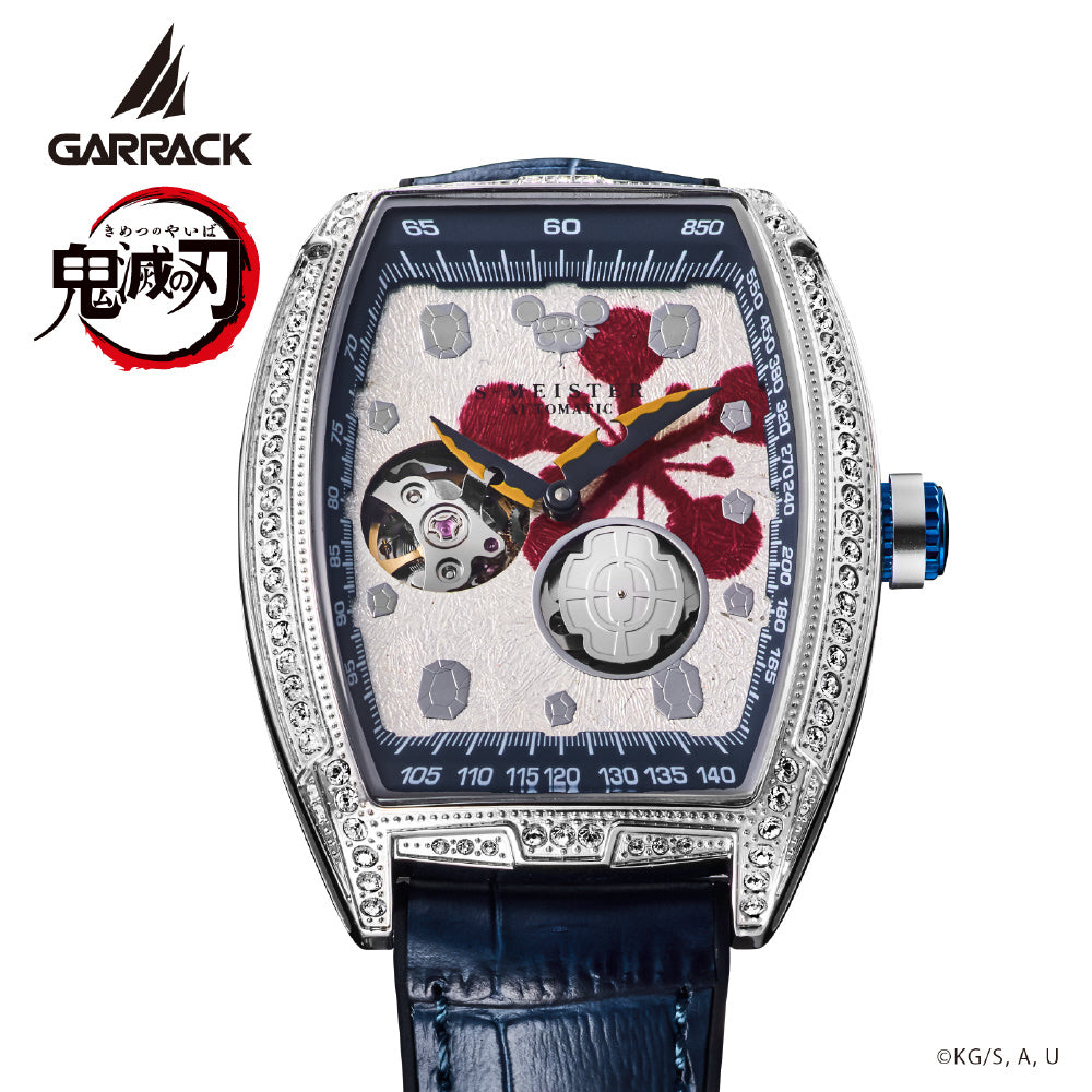 GARRACK SMS47KYUT Watch - Limited Edition Demon Slayer Tengen Uzui Model Silver Stainless Steel 1-Year Warranty (Image 8)