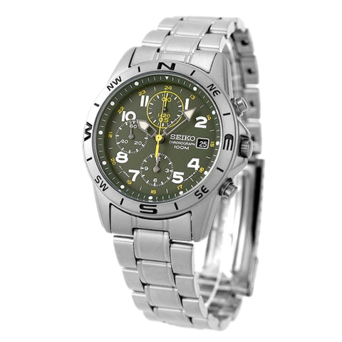 IPPO JAPAN WATCH SND377P1 Watch - SEIKO CHRONOGRAPH 7T92-0DX0 Green Qz 100M From JAPAN X957 JDM 国際版